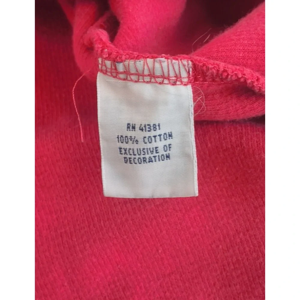 Polo Ralph Lauren 1/4 Zip Sweater Men's XL 100% Cotton Red Blue Pony #W5202